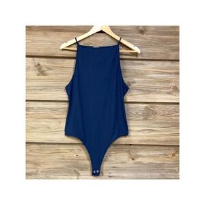 INC Womens Navy Spaghetti Strap Bodysuit XL